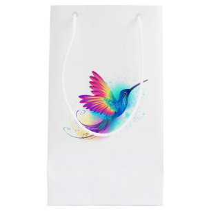 Exotic Rainbow Hummingbird Small Gift Bag