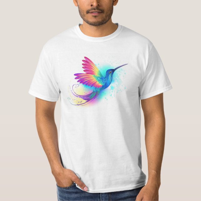Exotic Rainbow Hummingbird T-Shirt (Front)