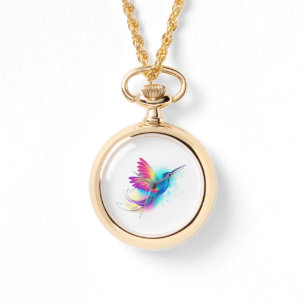 Exotic Rainbow Hummingbird Watch
