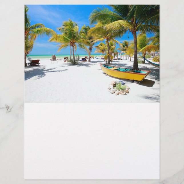 Exotic resort flyer (Front)