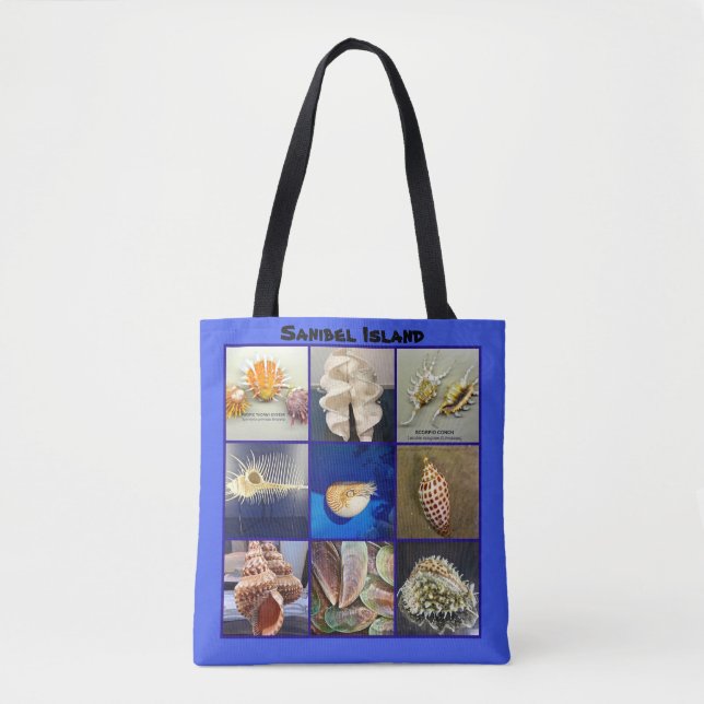 Exotic SeaShell Photography Sanibel Island Florida Tote Bag (Front)