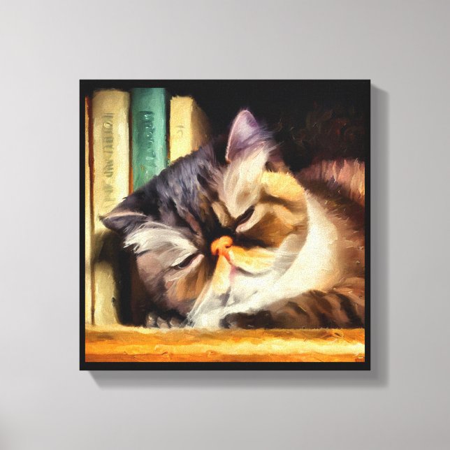 Exotic Shorthair Cat  Canvas Print (Front)