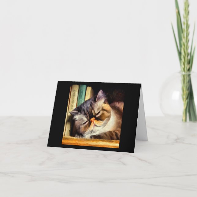 Exotic Shorthair Cat  Card (Front)