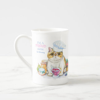 Exotic Shorthair Cat Mum Bone China Personalised Mug
