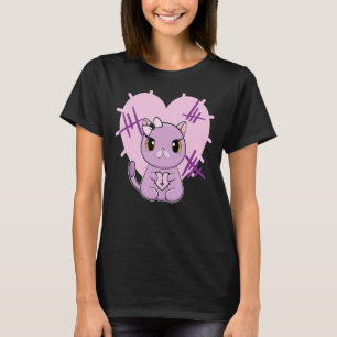 Exotic Shorthair Cat Pastel Goth Love T-Shirt