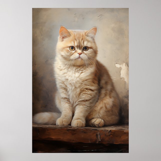 Exotic Shorthair cat Poster (Front)