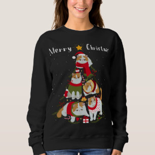 Exotic Shorthair Christmas Tree Xmas Cat Lover Sweatshirt