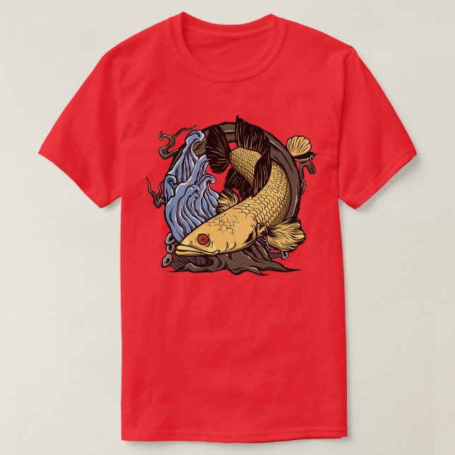 exotic snake head fish T-Shirt (Design Front)