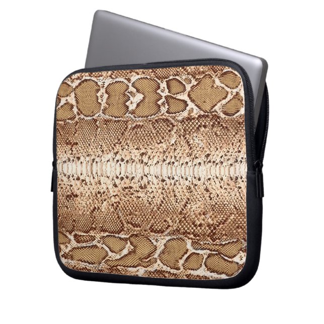 Exotic Snake Skin #2 Laptop Sleeve (Front Left)