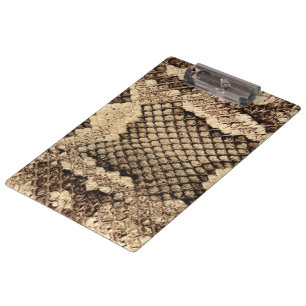Exotic snake skin animal print pattern modern bold clipboard