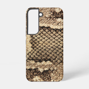 Exotic snake skin animal print pattern modern bold samsung galaxy case