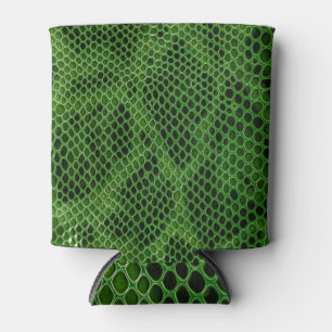 Exotic Snake Skin Background Can Cooler