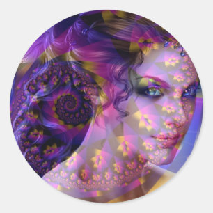 Exotic Spirit Classic Round Sticker