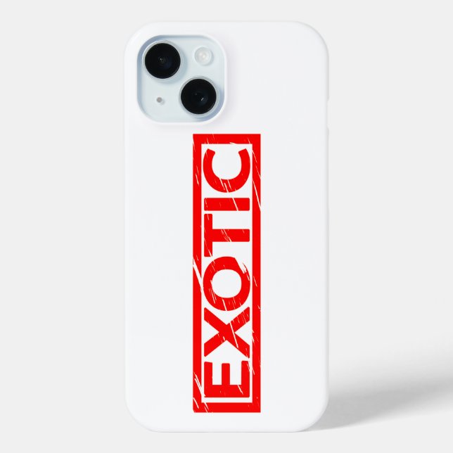 Exotic Stamp Case-Mate iPhone Case (Back)