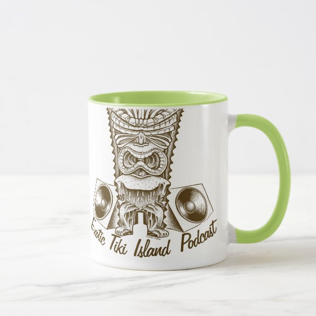 Exotic Tiki Island Podcast Mug (Right)