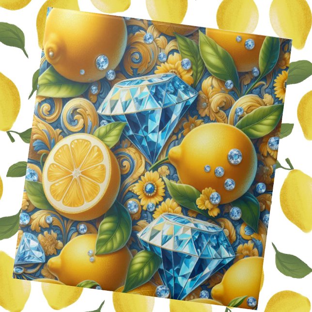 Exotic Tile Accents | Moroccan Mediterranean Lemon (Creator Uploaded)