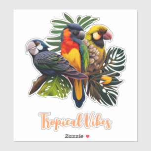 Exotic Tropical Colourful Cutomizable Birds