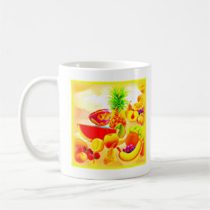 Exotic Tropical Fruits Painting. Buy Now Coffee Mug
