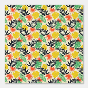 Exotic Tropical Leaves Wallpaper
