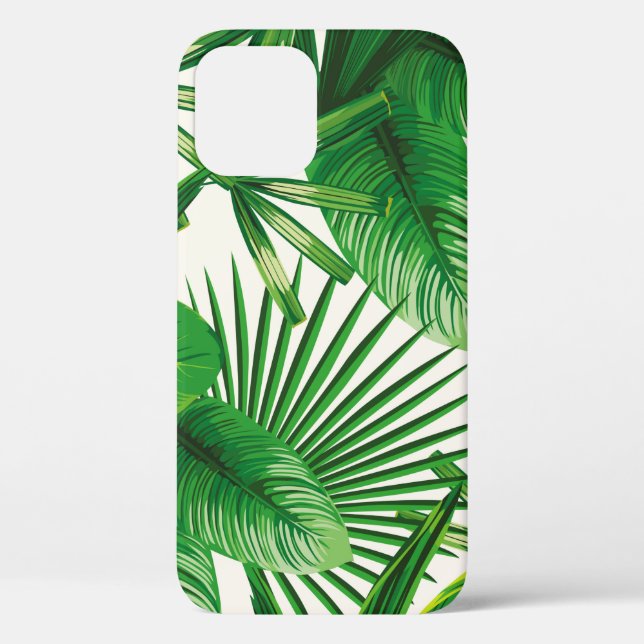 Exotic tropical natural green leaves composition o Case-Mate iPhone case (Back)