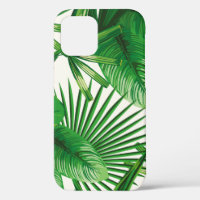 Exotic tropical natural green leaves composition o