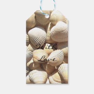 Exotic Tropical Sea Shell Summer Beach Photography Gift Tags