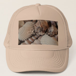 Exotic Tropical Summer Sea Shells Photography Trucker Hat