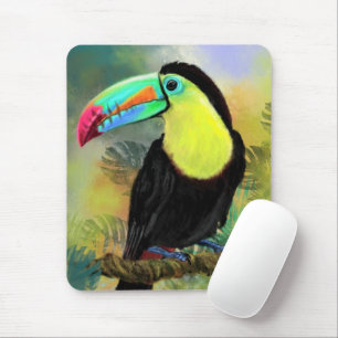 Exotic Tropical Toco Toucan Bird - Painting Migned Mouse Mat