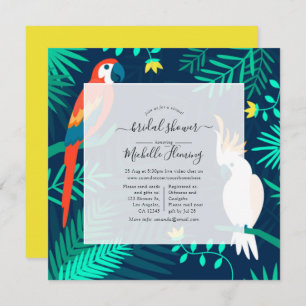 Exotic Tropical Virtual Shower Invitation