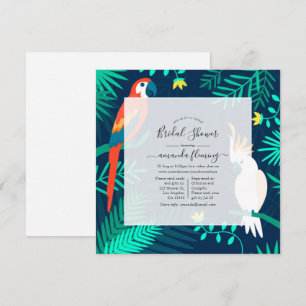 Exotic Tropical Virtual Shower Invitation