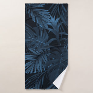 Exotic tropical vrctor background with hawaiian pl bath towel