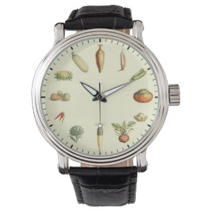 Exotic Vegetable Clock - Unusual Veg Kitchen Clock Watch