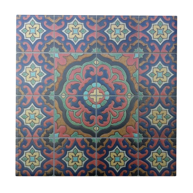 Exotic Vintage Tile Design (Front)