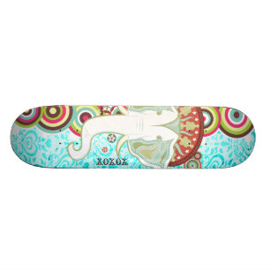 Exotic White Elephant Sk8 Deck Skateboard