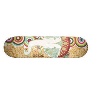 Exotic White Elephant Sk8 Deck Skateboard