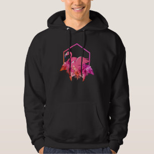 Exotic Wildlife Bird Tropical Animal Pink Flamin Hoodie