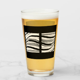 EXOTIC ZEBRA STRIPE Beer Glass