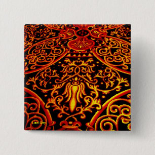 'Exotica' Square Button