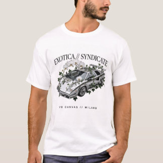 Exotica Syndicate Liquid Chrome Countach Luxury T-Shirt