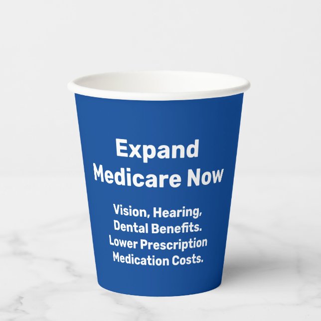 Expand Medicare Now Paper Cups (Front)
