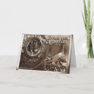 Expand Your Vernacular Greeting Card