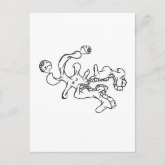 Expanded Face Postcard
