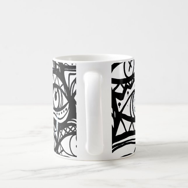 Expanse of eyes coffee mug (Handle)