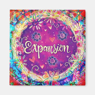 Expansion Pretty Fun Floral Modern Inspirivity Magnet
