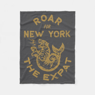 Expat Roar For New York _1  Fleece Blanket