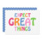 Expect Great Things Inspirational Typography Quote