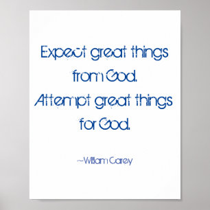 Expect Great Things Poster