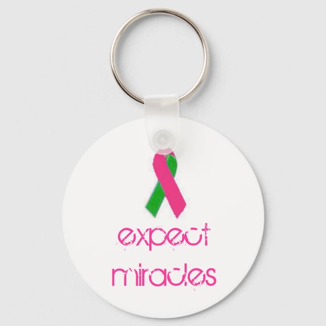 Expect Miracles Keychain (Front)