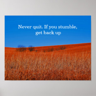 Expect Recovery Motivational Poster