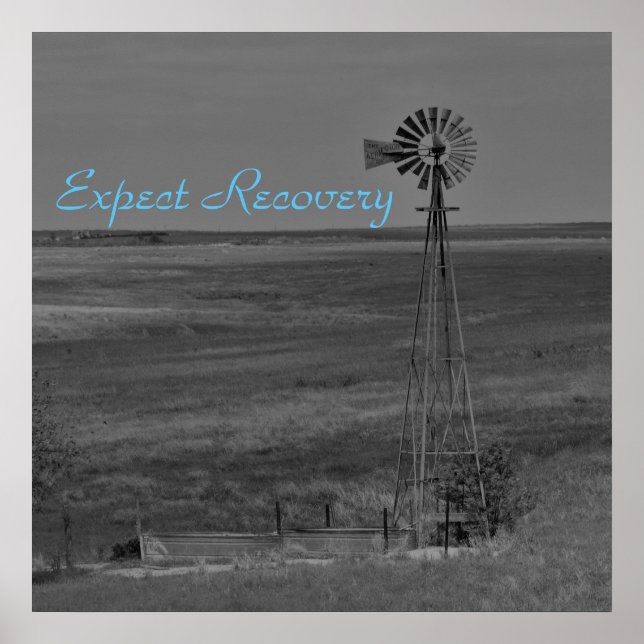 Expect Recovery Motivational Poster (Front)